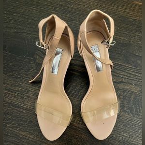 INC clear lucite sandals. Great condition, barely worn